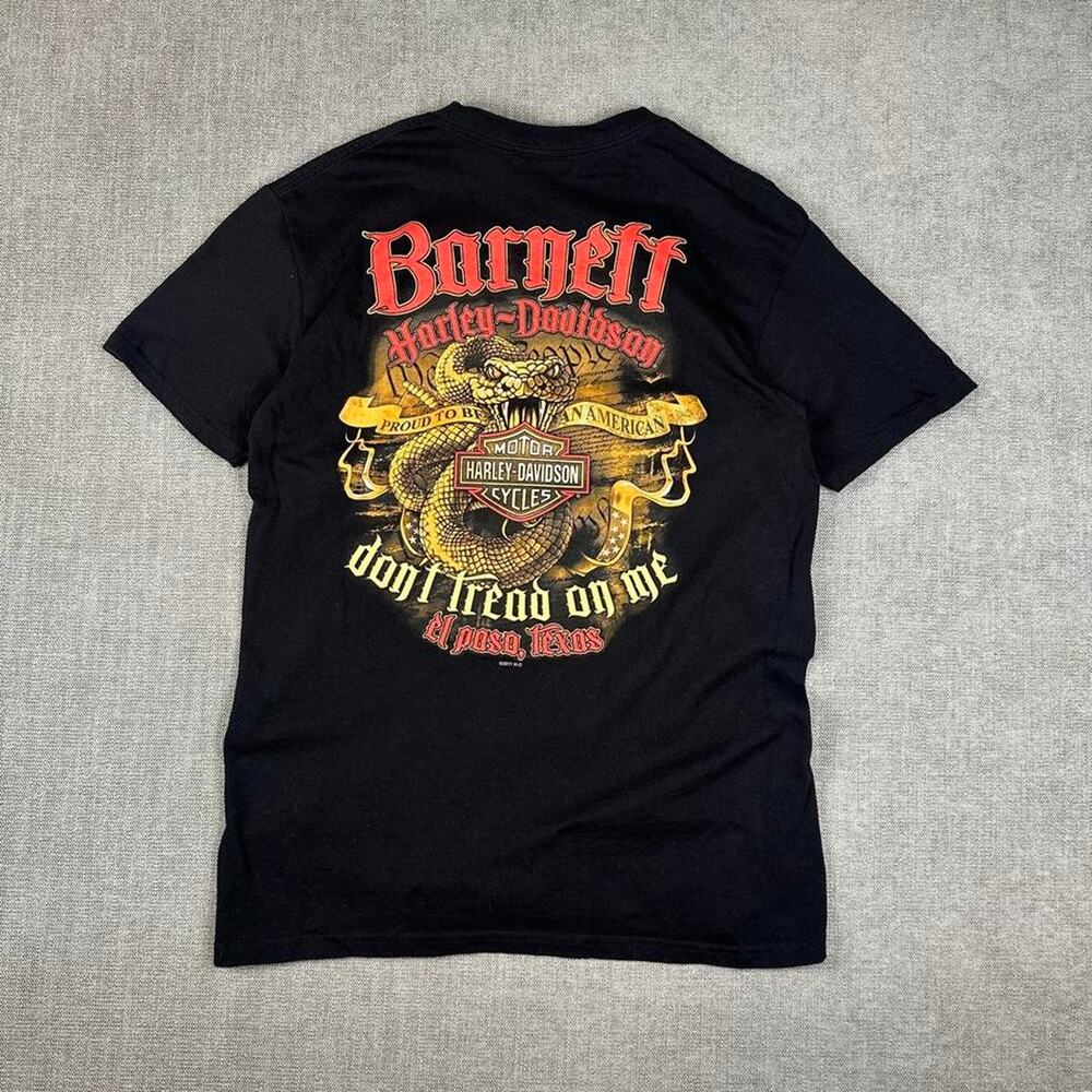 Harley Davidson Snake black T-shirt Biker